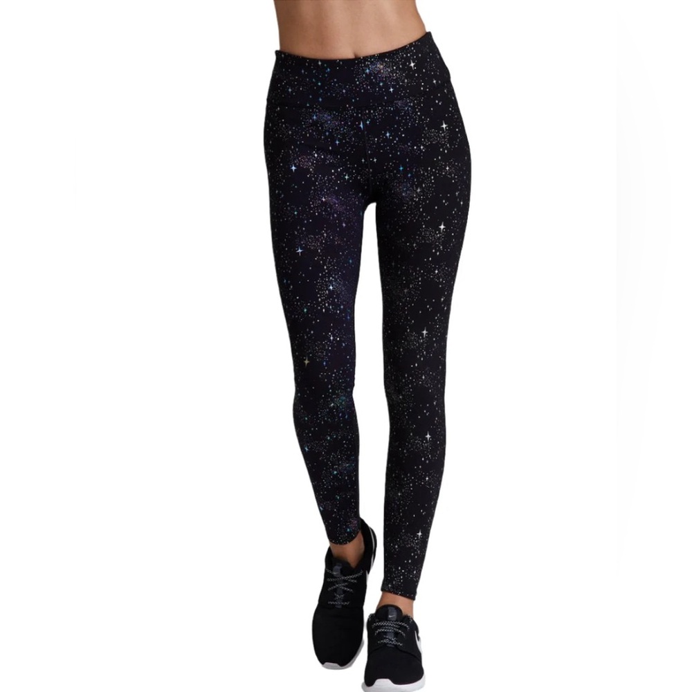 Noli yoga black high waist celestial star legging xs